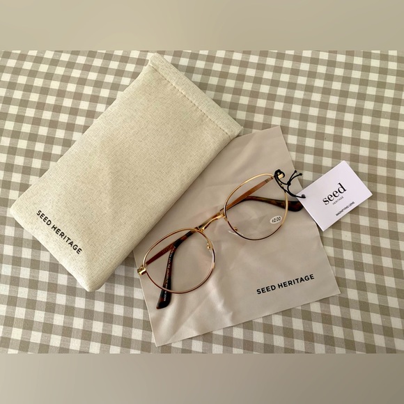 Seed Heritage Accessories - Seed Heritage Gold Reading Glasses + 2.00